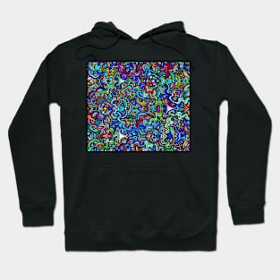 Colorful Dragon Scale Pattern Hoodie